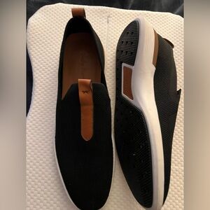 Black and Brown Men's Slip-On switknit Loafers